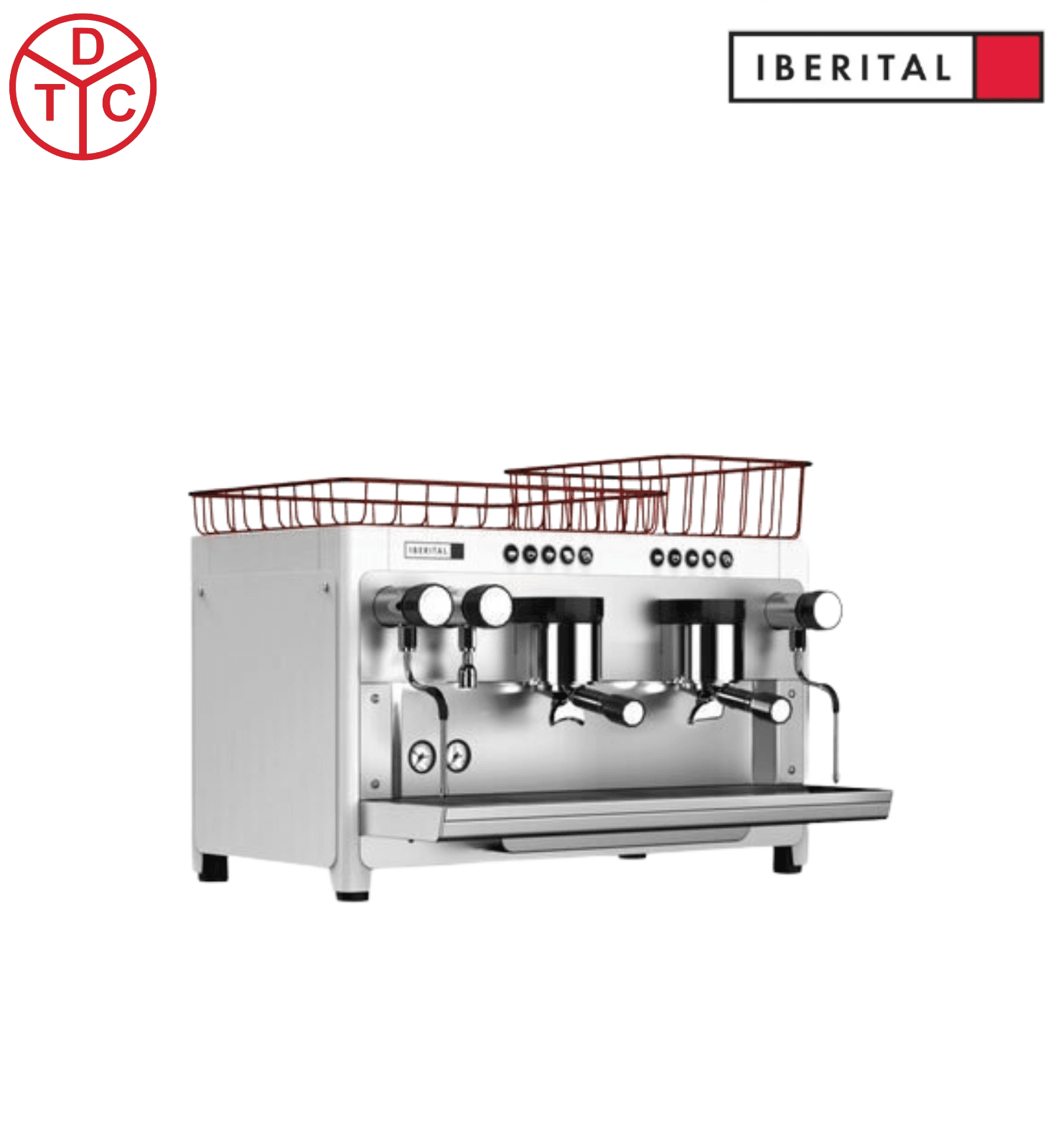 IBERITAL Espresso Machine TANDEM 2 GROUP WHITE Daliya Trading Co 