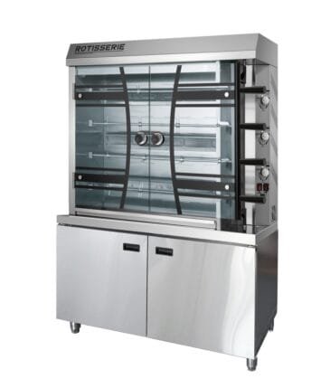 ROTISSERIE Gas Grill for Chicken and Fish