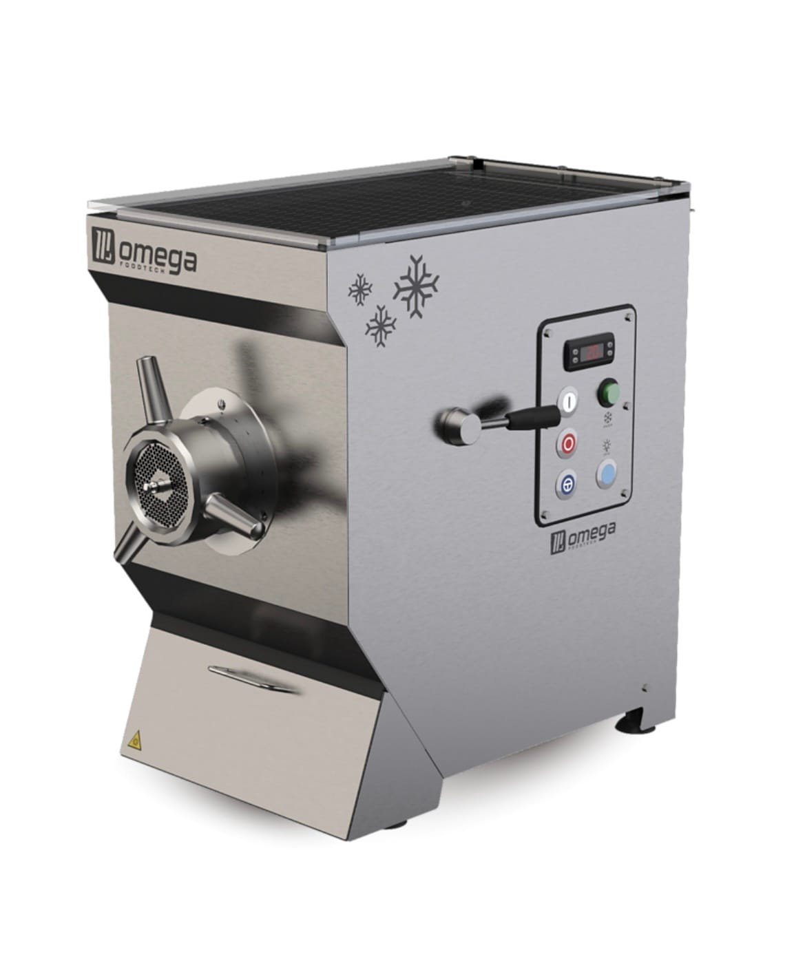 Meat Mincer refrigerated with UV-C sanitizing tools drawer